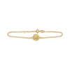 LALAOUNIS - Rosette  chain bracelet in 18k gold with diamond center - ref: 426005