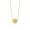 LALAOUNIS - Rosette necklace in 18k gold  with diamond center - ref: 526005