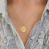 18k Gold pendant with Pegasus design, small - Image 2