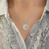 Pendant with Pegasus design in sterling silver, small - Image 2