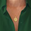 18k Gold pendant with Pegasus design, large - Image 2