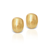 Neolithic hand-hammered pebble  earrings in 18k gold