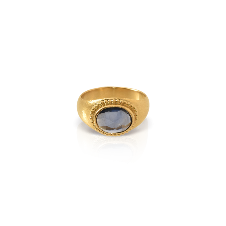 we took our beloved hand hammered band and made it... Neolithic hand-hammered band ring