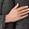 Snake ring in 18k gold with diamond - Image 2