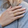Nubia ring in 18k gold and diamond - Image 2
